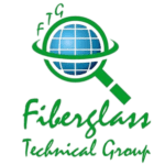 A green background with the word " fiberglass technical group ".